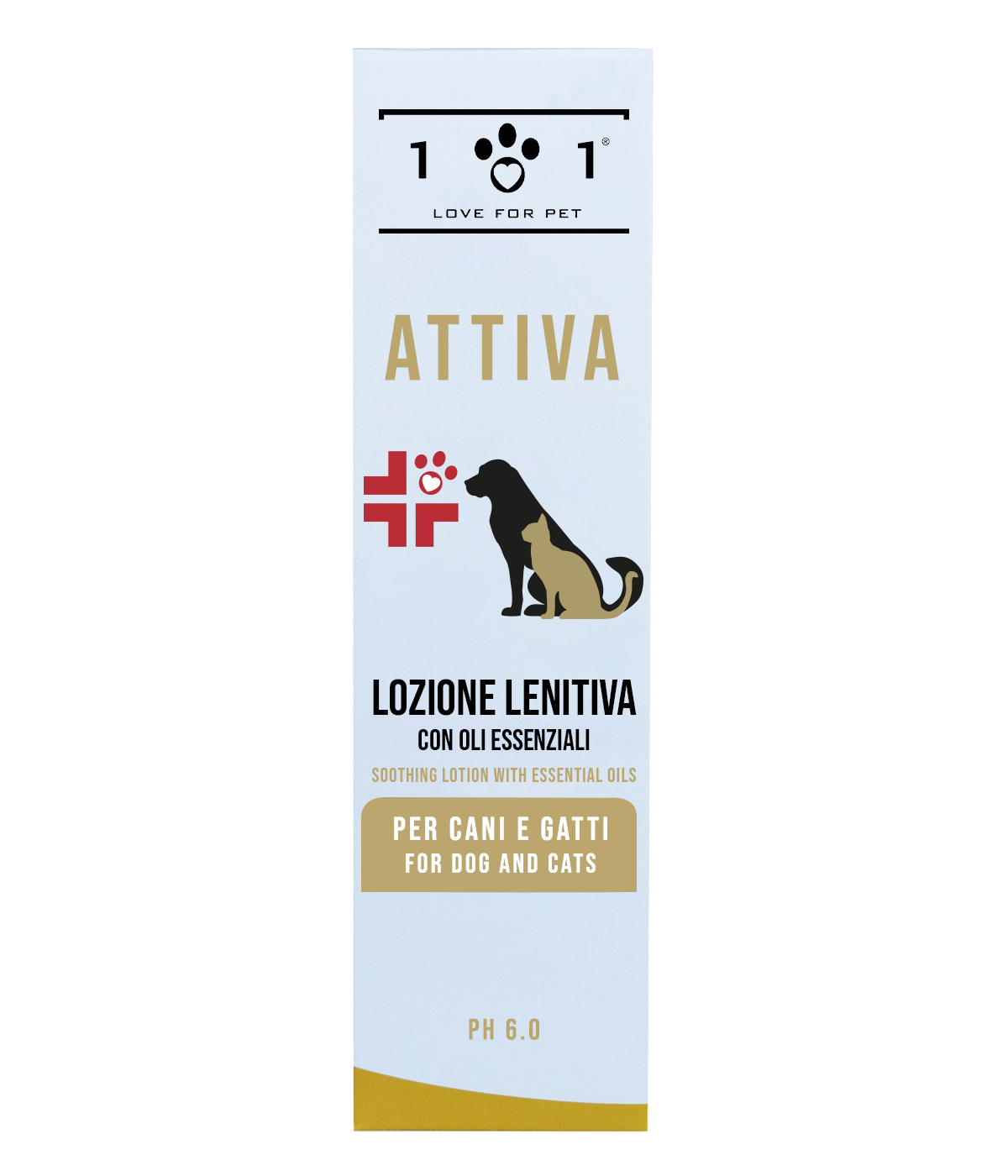 Lozione Lenitiva Antiprurito per Cani e Gatti Linea Attiva 101