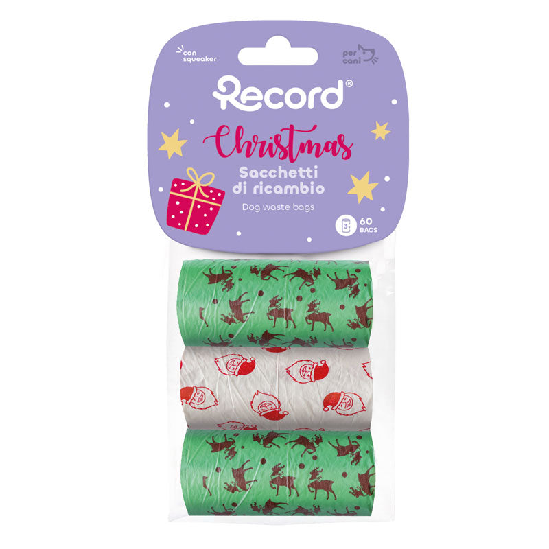 Sacchetti igienici natalizi Record