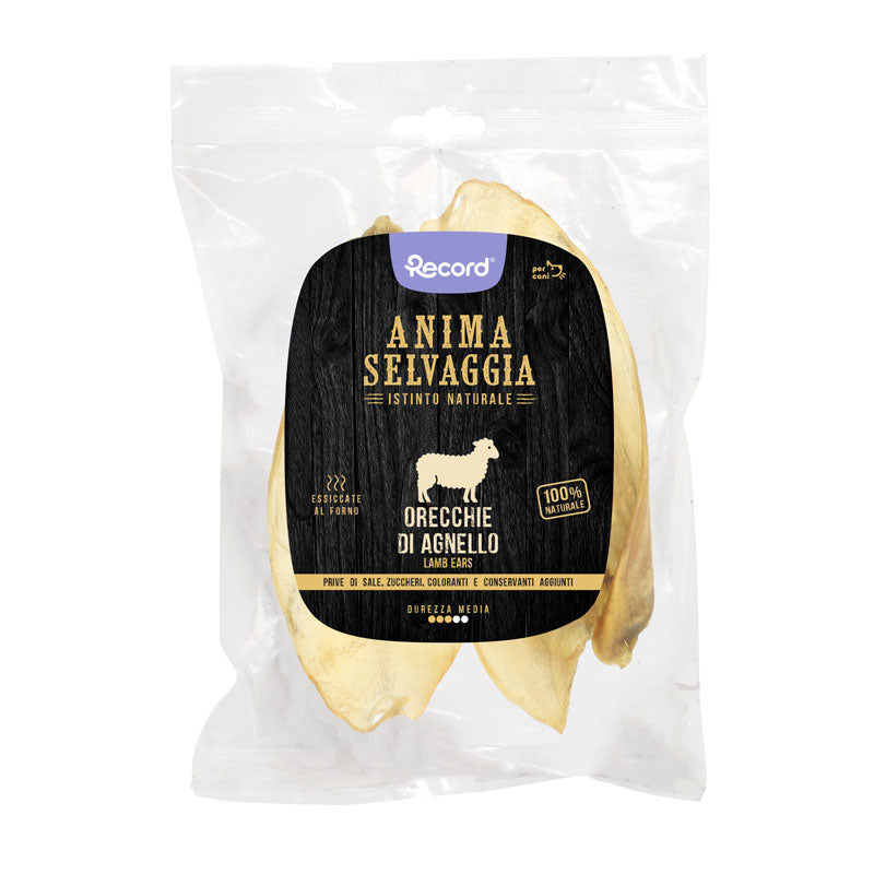 Snack barf orecchie di agnello Anima Selvaggia