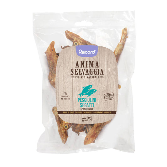 Snack barf per gatti Pesci spratti Anima Selvaggia