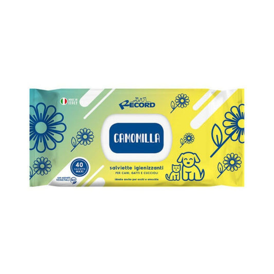 Salviette igienizzanti per cani, gatti e cuccioli 40 pz