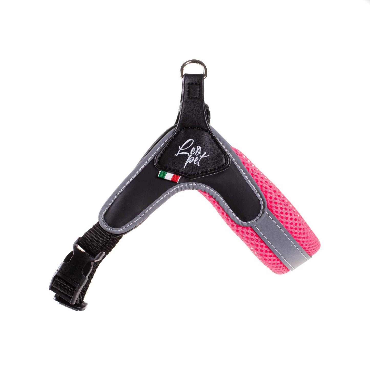 Pettorina regolabile in PVC, nylon e mesh