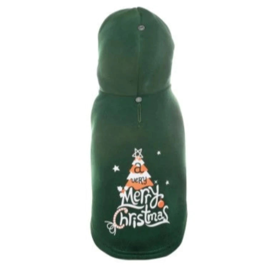 Felpa per cani natalizia Merry Christmas Record - petsandthecity-9478abbigliamento di natale