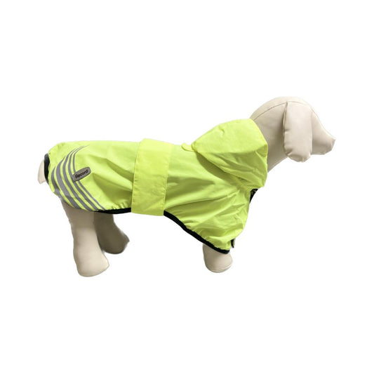 Impermeabile per cani con cappuccio Neon Record - petsandthecity-9478impermeabile