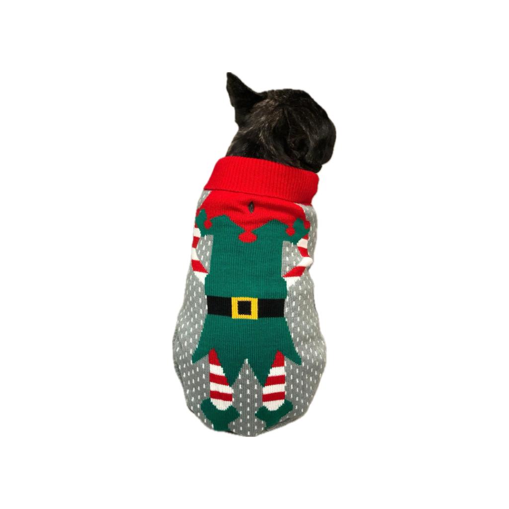 Maglioncino per cani natalizio Piccolo Elfo - petsandthecity-9478maglia