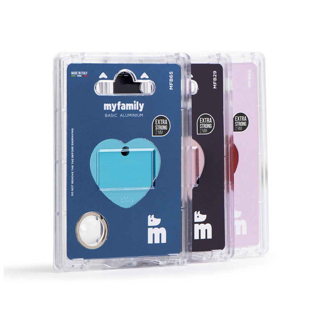 Medaglietta per cani Basic Cuore Grande - petsandthecity-9478medagliette