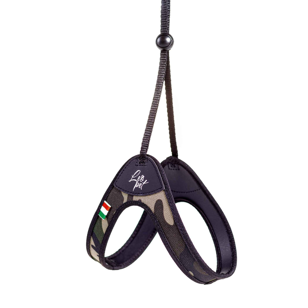 Pettorina per cani fissa in PVC e nylon Leopet