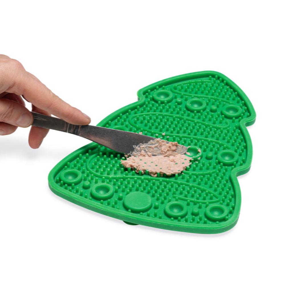 Lick-mat per cani Albero di Natale Beeztees