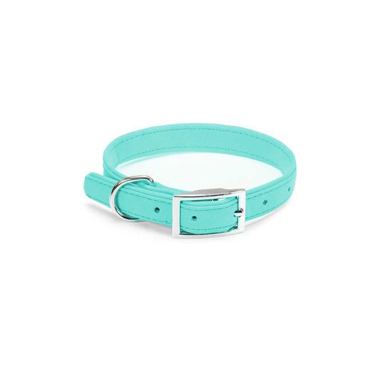 Collare in similpelle scamosciata