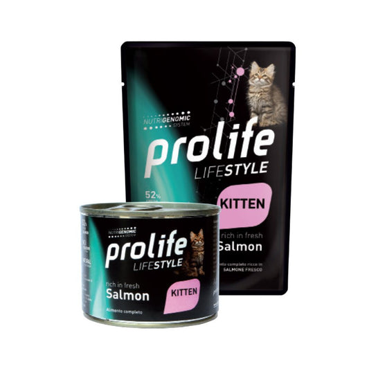 Umido kitten Prolife Life Style Salmone