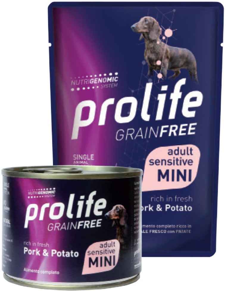 Cibo per cani umido Grainfree Adult Maiale e patate