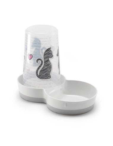 Dispenser acqua e cibo Con Amore per cani e gatti - petsandthecity-9478ciotola