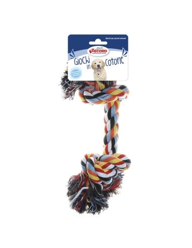 Gioco per cani Osso in cotone Record - petsandthecity-9478