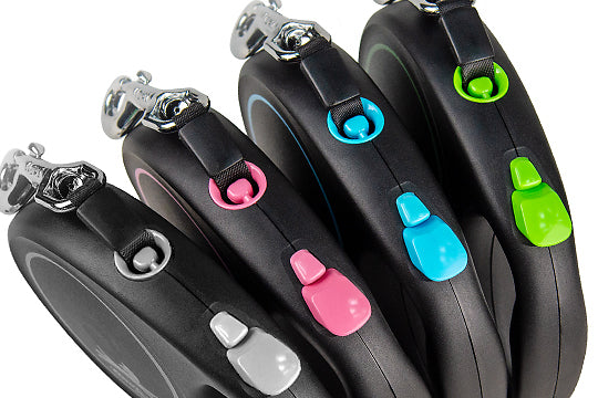 Guinzaglio per cani avvolgibile Flexi Black Design XS 3m in corda - petsandthecity-9478guinzagli