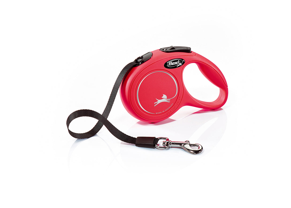 Guinzaglio per cani avvolgibile Flexi New Classic XS 3m fettuccia - petsandthecity-9478guinzagli