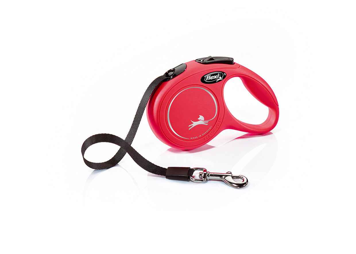 Guinzaglio per cani avvolgibile Flexi New Classic XS 3m fettuccia