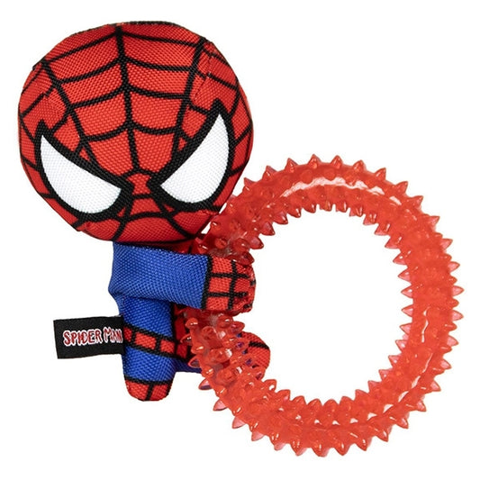 Spiny Ring dental Dog Toy Spiderman - petsandthecity-9478gioco