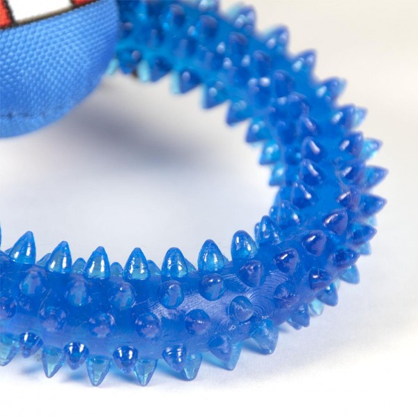 Spiny ring dental Dog Toy Avengers Captain America - petsandthecity-9478gioco
