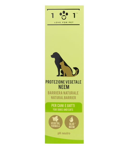 Spray Repellente naturale all'olio di neem per cani e gatti Linea 101