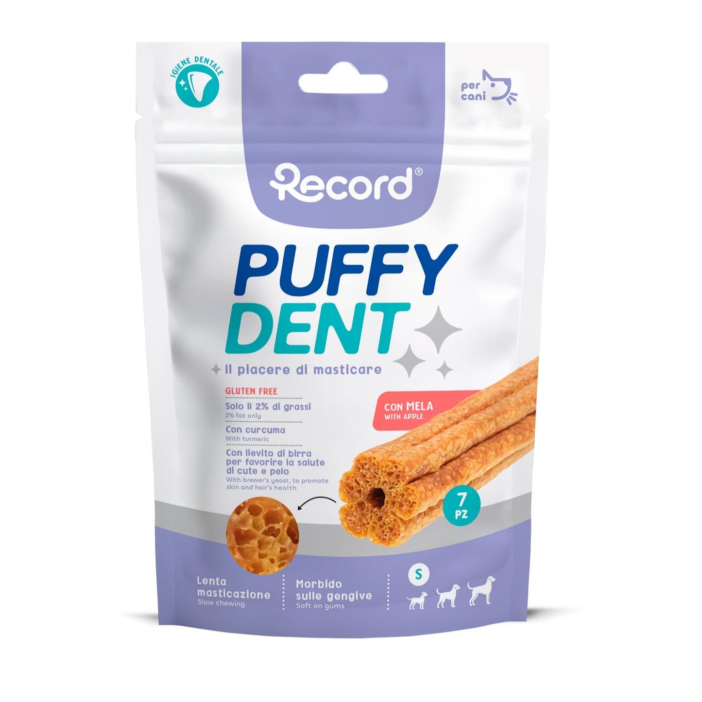 Puffy Dent Snack Dentale per cani Record