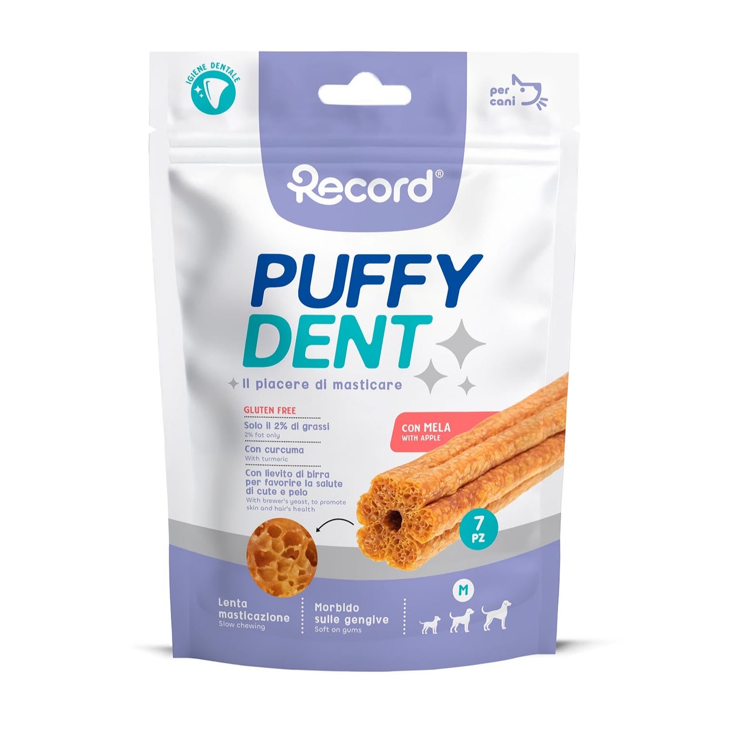 Puffy Dent Snack Dentale per cani Record