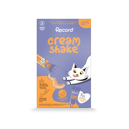 Cream Shake snack per gatti e gattini Record