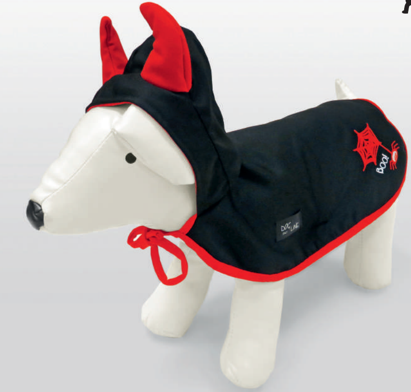 Abitino per cani Mantellina Diavoletto Halloween Dog-line - petsandthecity-9478mantella