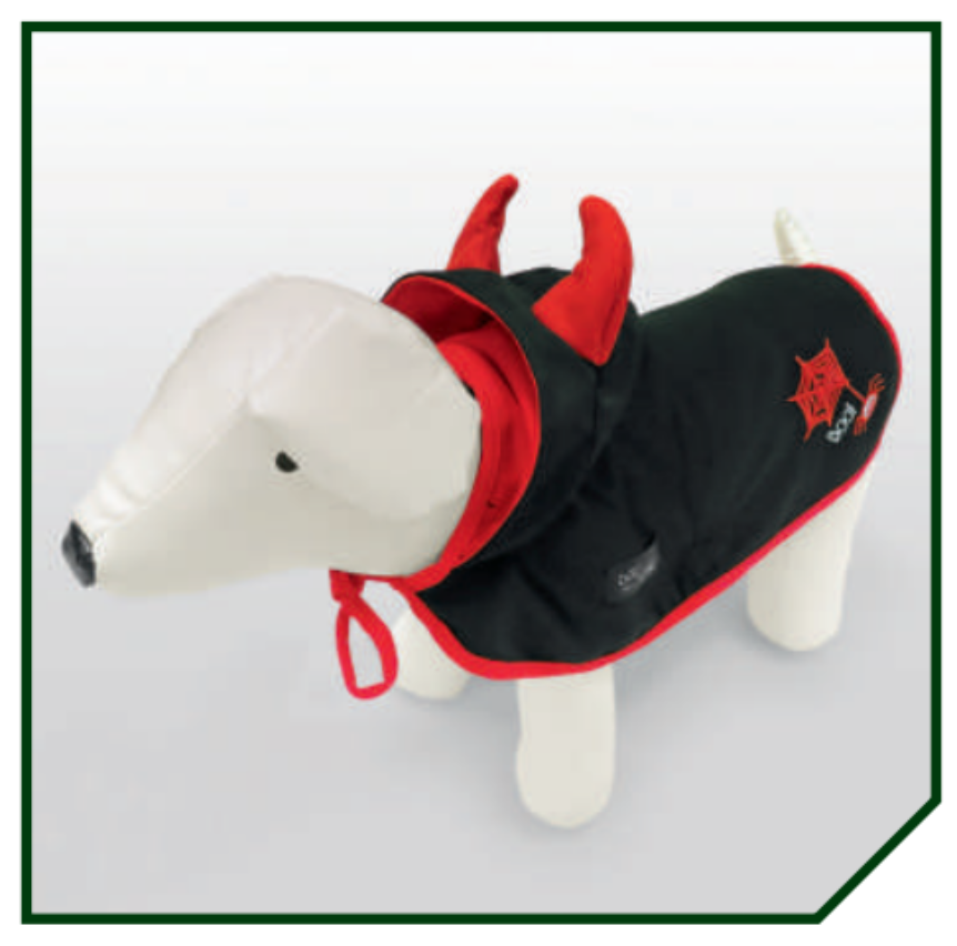 Abitino per cani Mantellina Diavoletto Halloween Dog-line - petsandthecity-9478mantella