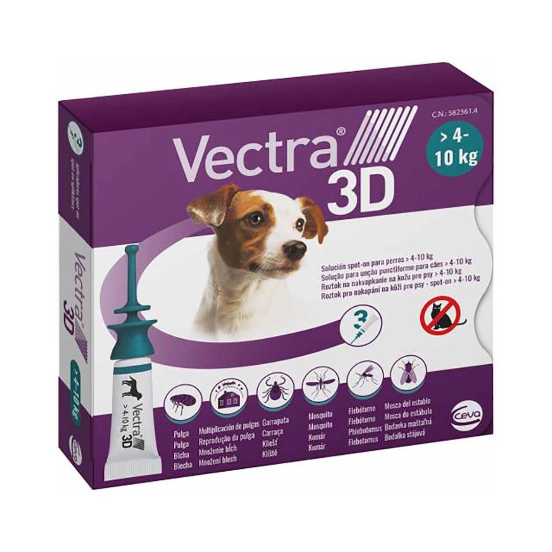 Antiparassitario per cani Vectra 3D Spot-on 3 fialette - petsandthecity-9478antiparassitario spot-on