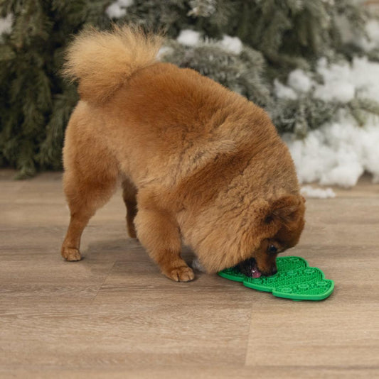 Lick-mat per cani Albero di Natale Beeztees