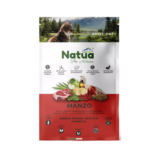 Croccantini per gatto Natua Dry Cat Adulto Manzo