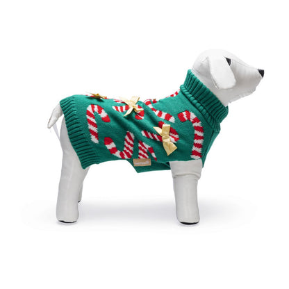 Maglioncino natalizio per cani Candycane Beeztees