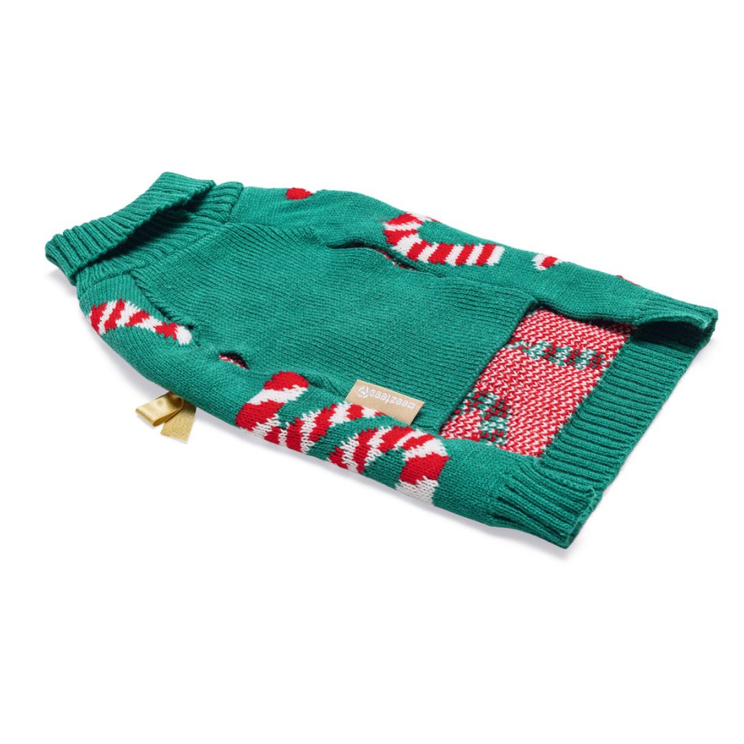 Maglioncino natalizio per cani Candycane Beeztees