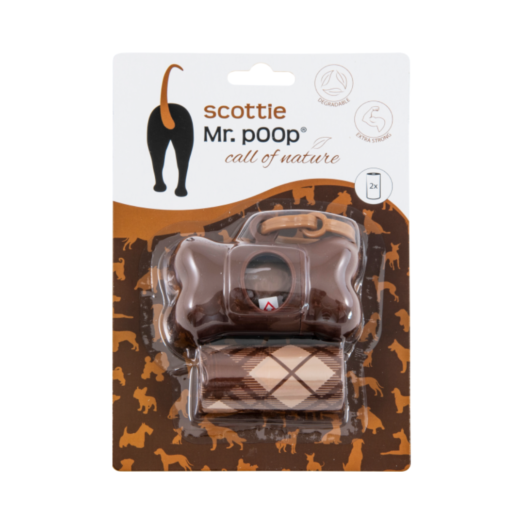 Dispenser Porta Sacchettini MR.POOP Regular Scottie