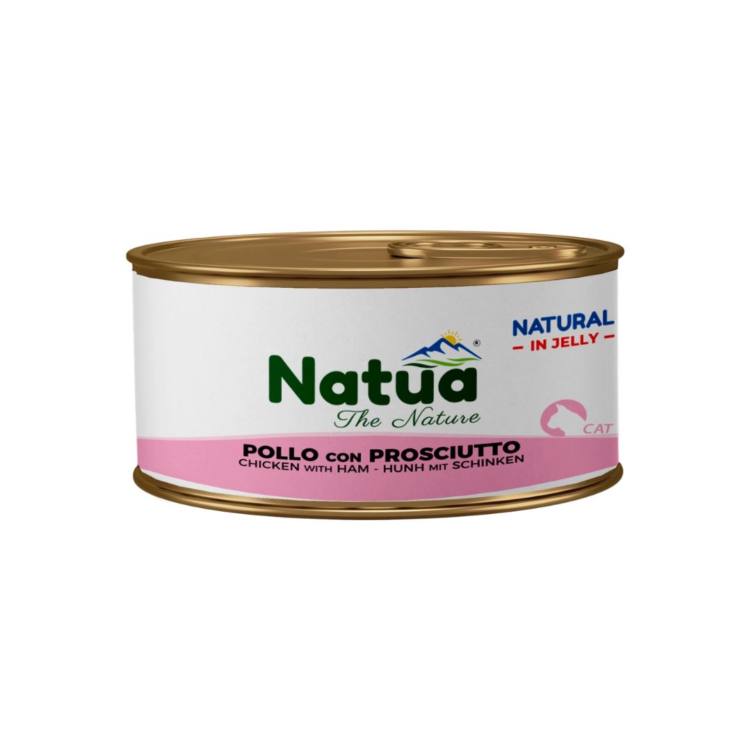 Cibo umido per gatto adulto Natua Jelly Cat base pollo