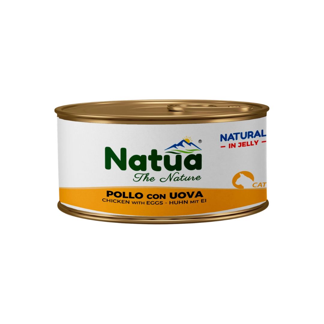 Cibo umido per gatto adulto Natua Jelly Cat base pollo