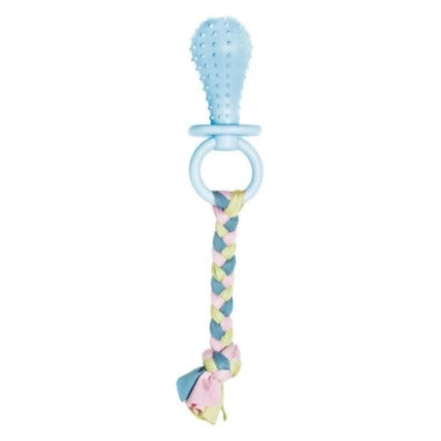 Gioco per cani cuccioli Primi morsi ciuccio con corda - petsandthecity-9478gioco