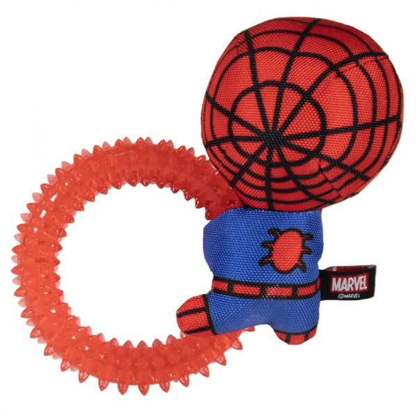 Spiny Ring dental Dog Toy Spiderman - petsandthecity-9478gioco